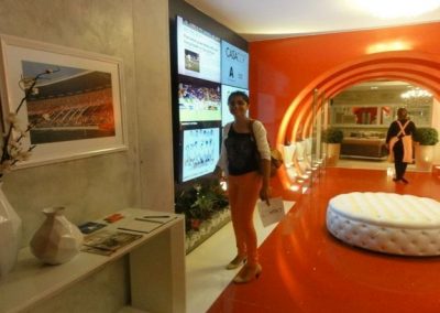 Microcemento Mikrocem en lugar público