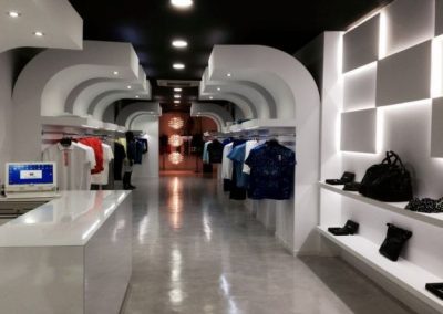 Microcemento Mikrocem en lugar público