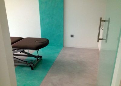 Microcemento Mikrocem en lugar público