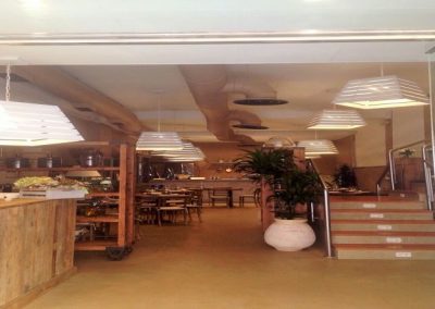 Microcemento Mikrocem en lugar público