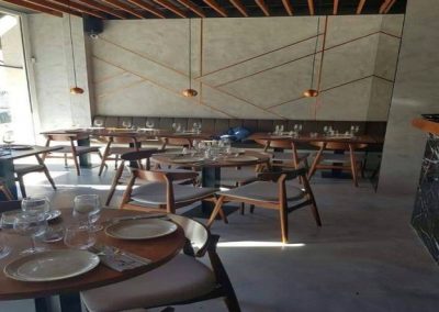 Microcemento Mikrocem en lugar Público