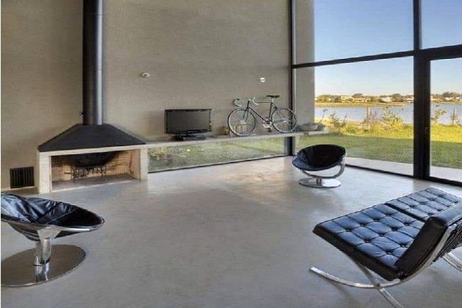 Piso con microcemento Mikrocem