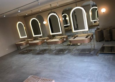 Microcemento Mikrocem en lugar público